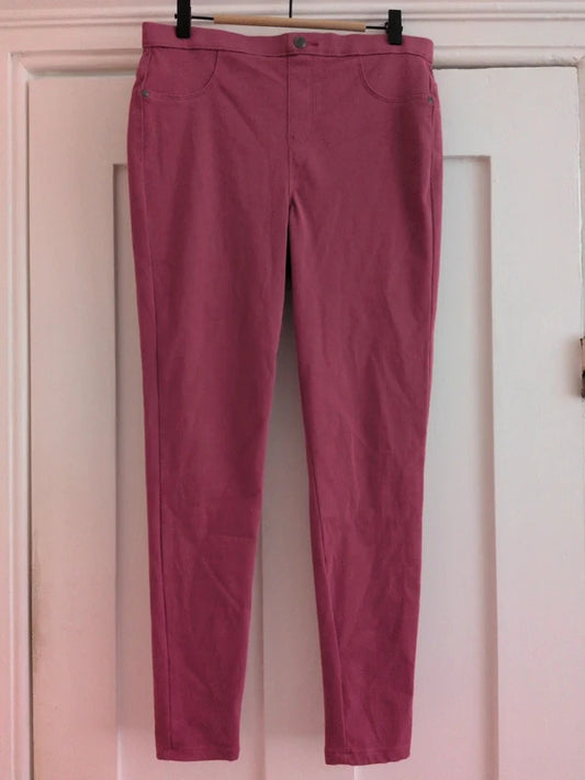 Gearge pink skinny jeans leggings Size 12